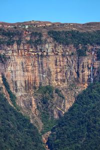 Scenic view of rock formations