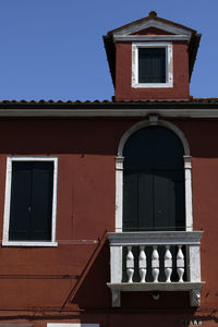 Low angle view of building against sky