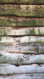 Full frame shot of weathered wood