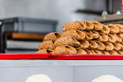 Close-up of cookies