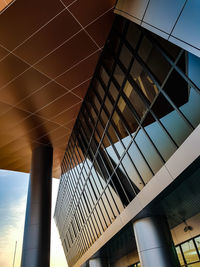 Low angle view of modern building