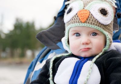 Portrait of cute baby boy