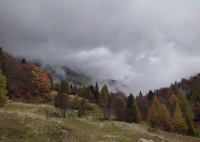 Panoramic view of landscape against sky