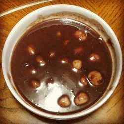 Close-up of served food