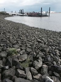 Rocks on sea shore