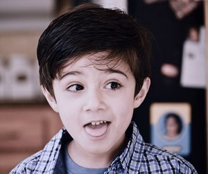 Portrait of cute boy