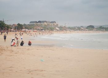 People at beach
