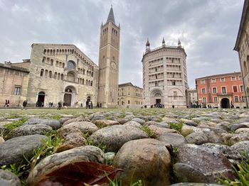 View of historical building against sky in parma, italy