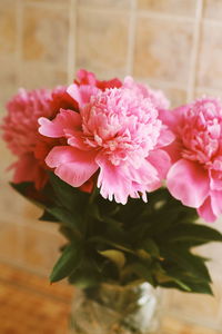 Close-up of pink flower bouquet