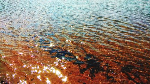 Full frame shot of rippled water