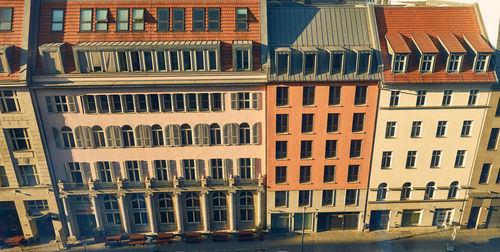 Buildings in city against sky