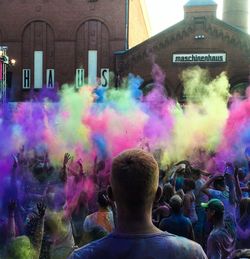 Color party in the city