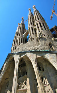 Low angle view of building against sky