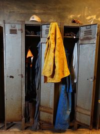 Locker room indoors