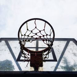 Low angle view of metal structure