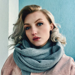 Portrait of beautiful young woman