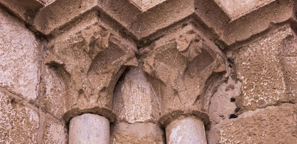 Close-up of stone wall