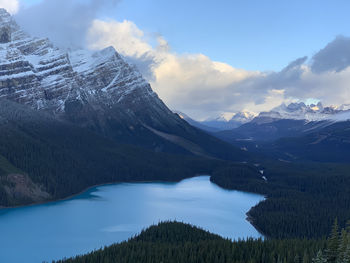 A serene blanket of blue