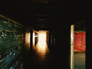 Corridor of building