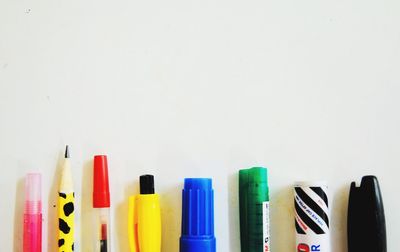 Close-up of colorful pencils
