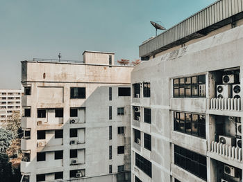 Low angle view of building against sky