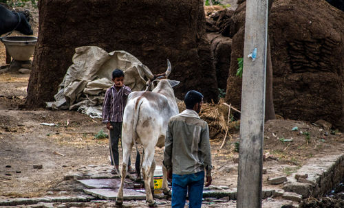 Men working