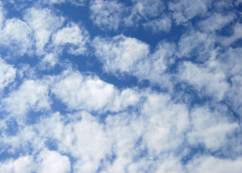 Low angle view of clouds in sky