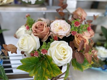 Close-up of rose bouquet