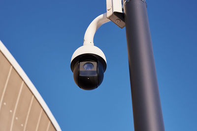 Security and video control cctv camera, closeup