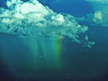 Close-up of sea against sky