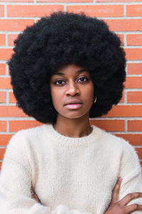 Portrait of young woman