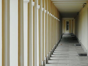 Corridor in row