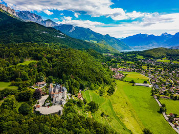 Menthon saint-bernard castle, france 