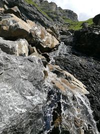 Scenic view of mountain against sky