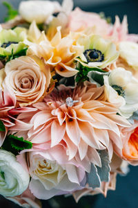 Close-up of rose bouquet