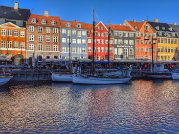 Boats in canal