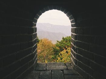 Ancient structure against sky