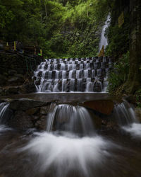 Waterfall in forest