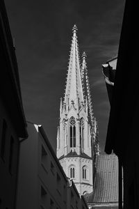 Low angle view of buildings against sky