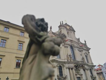 Low angle view of statue