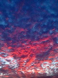 Low angle view of dramatic sky