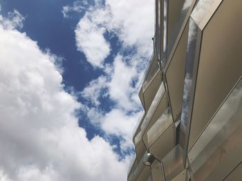 Low angle view of building against sky