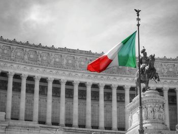 Low angle view of built structure against the sky