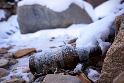 Close up of snow