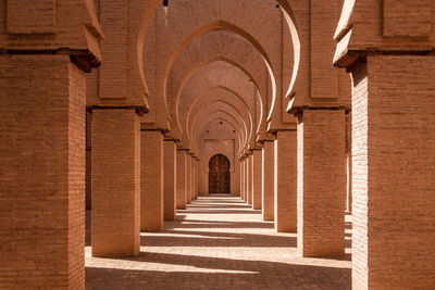 Corridor of historic building