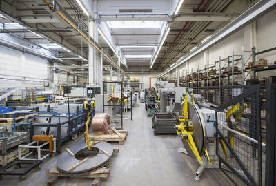 Factory shop floor, tool making section