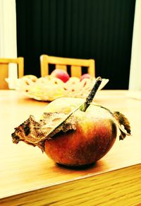 Close-up of fruits on table