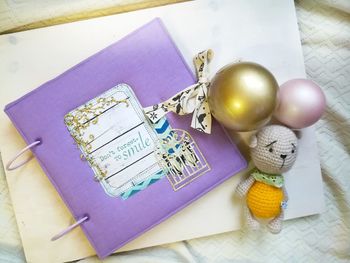 Close-up high angle view of eggs