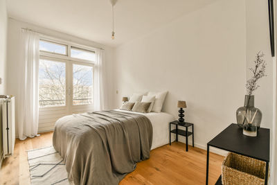 Interior of bedroom at home