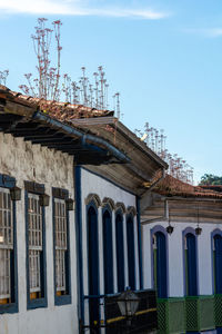 Low angle view of building against sky